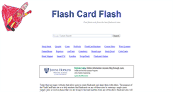 Desktop Screenshot of flashcardflash.com