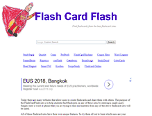 Tablet Screenshot of flashcardflash.com